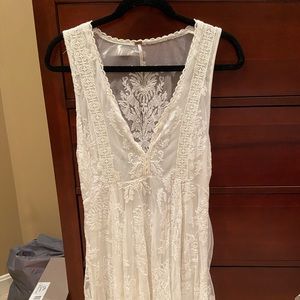 White free people dress